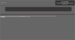 Desktop Screenshot of kijan.de